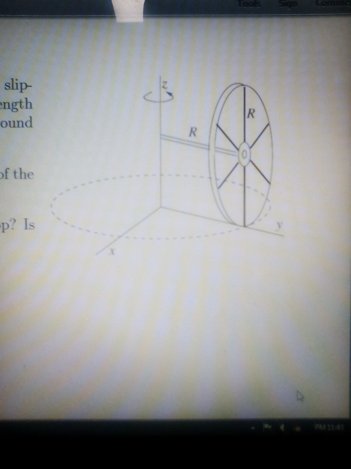 Solved 4. A Thin Hoop Of Mass M And Radius R Rolls Without | Chegg.com