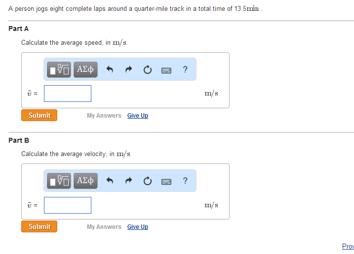 Solved A person jogs eight complete laps around a