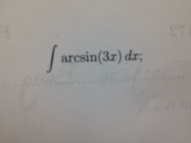 solved-integral-arcsin-3x-dx-chegg