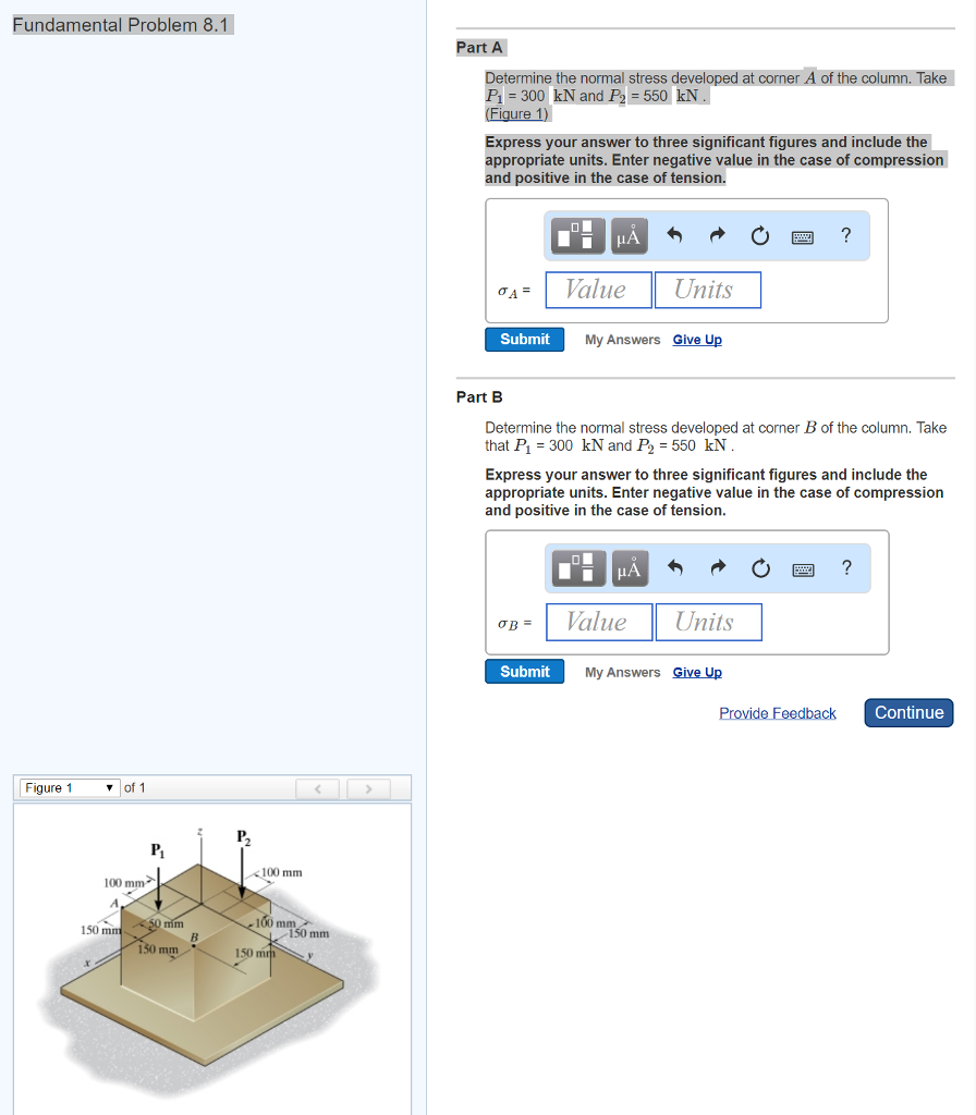 Solved Fundamental Problem 8 1 Part A Determine The Normal Chegg Solved Fundamental Problem 8 1 Part A Determine The Normal Chegg