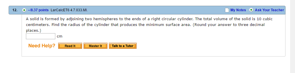 Solved A Solid Is Formed By Adjoining Two Hemispheres To The Chegg solved-a-solid-is-formed-by-adjoining-two-hemispheres-to-the-chegg