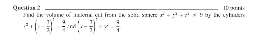 Solved Calculus 3 Triple Integrals Find The Volume Of Chegg Solved Calculus 3 Triple Integrals Find The Volume Of Chegg