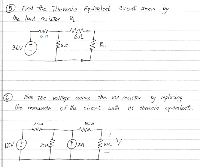 Solved Find the thevenin equivalent circuit seen by the load | Chegg.com