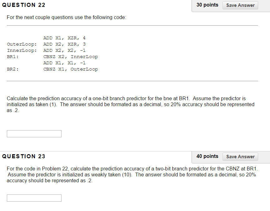 For the next couple questions use the following code: | Chegg.com