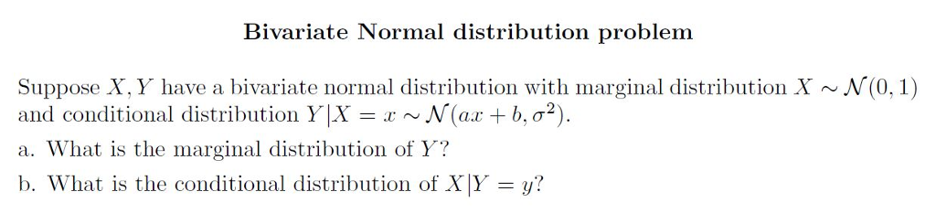 Bivariate Normal Distribution And Conditional Expectation A40