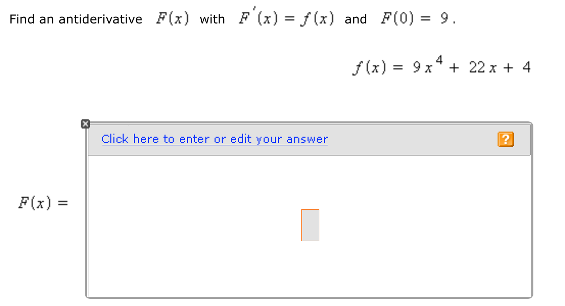 Solved Find An Antiderivative F x With F x F x And Chegg