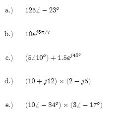 Solved xpress each of the complex numbers below in Cartesian | Chegg.com