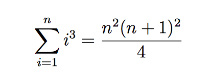 Solved Sigma i = 1 n i3 = n^2(n + 1)^2/4 | Chegg.com