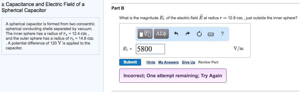 Solved Plus minus Capacitance and Electric Field of a | Chegg.com