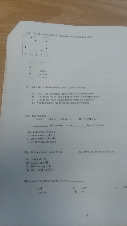 Solved D A Solution Of Silver Nitrate Is Mixed With A Chegg Com   Image