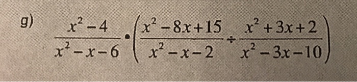 x2 2x 4 x 4 x 15