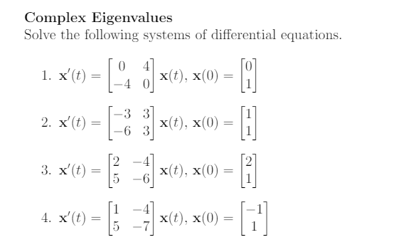 solving complex 4 equation systems