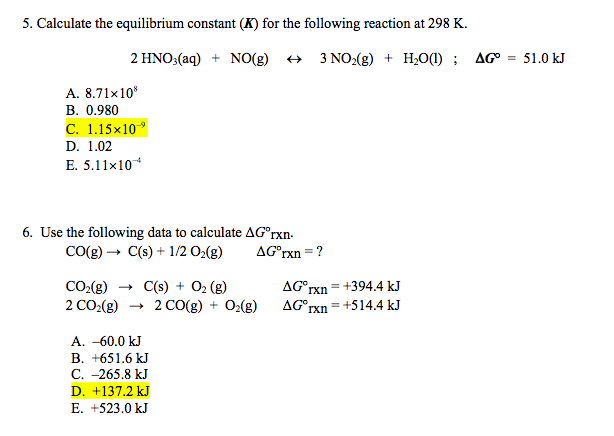 solved-5-calculate-the-equilibrium-constant-k-for-the-chegg