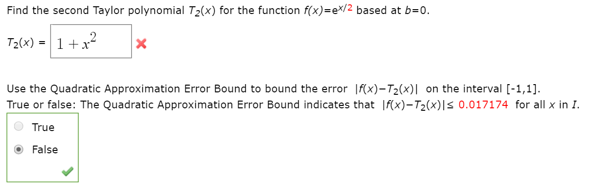 Solved Find The Second Taylor Polynomial T 2 X For The