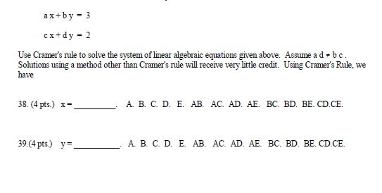 Solved Linear Algebra Can I get both solution and the | Chegg.com