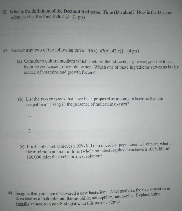 Solved 42. What is the definition of the Decimal Reduction | Chegg.com