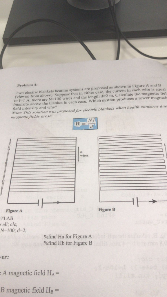 Solved Problem 4 Two electric blankets heating systems are