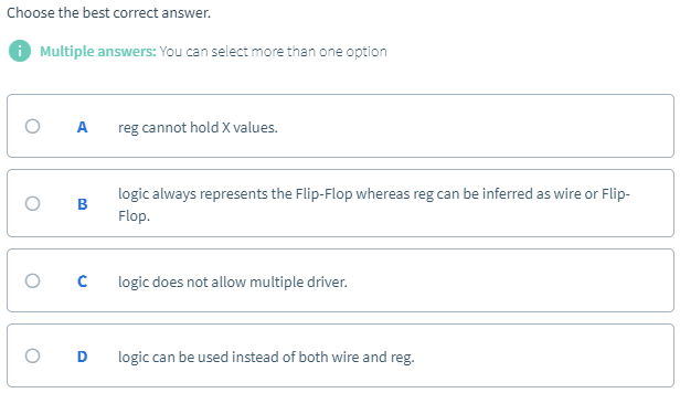 Solved Choose The Best Correct Answer. Multiple Answers: You | Chegg.com