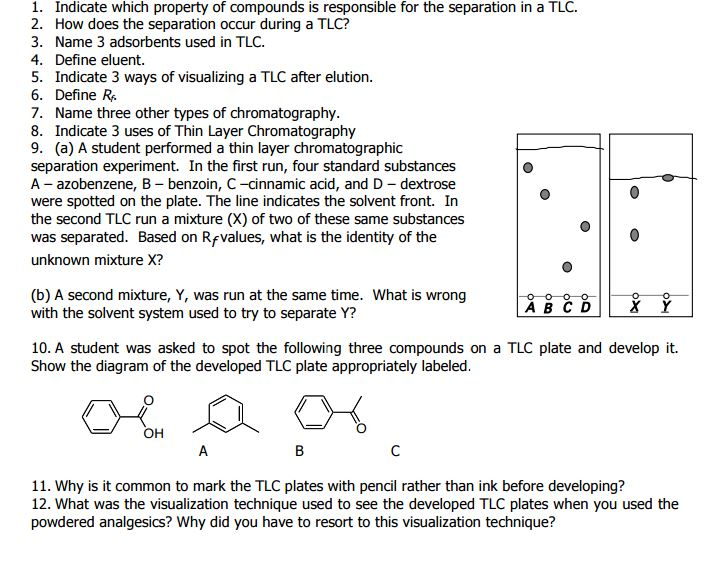 Solved Indicate which property of compounds is responsible