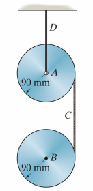 Solved The system shown in Figure 2 is released from rest | Chegg.com