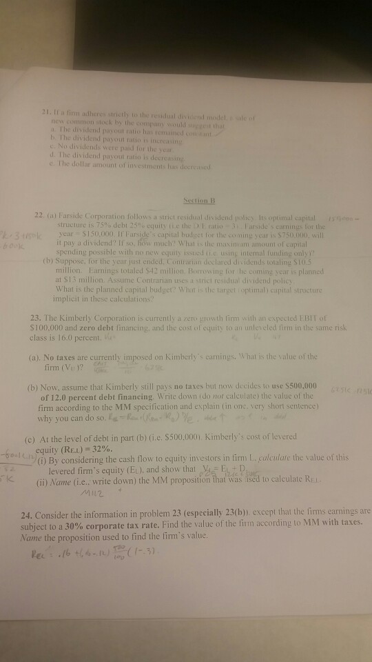Solved n stock by the company would suget tha a the chegg