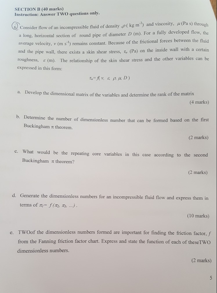 Solved SECTION B (40 Marks) Instruction: Answer TWO | Chegg.com