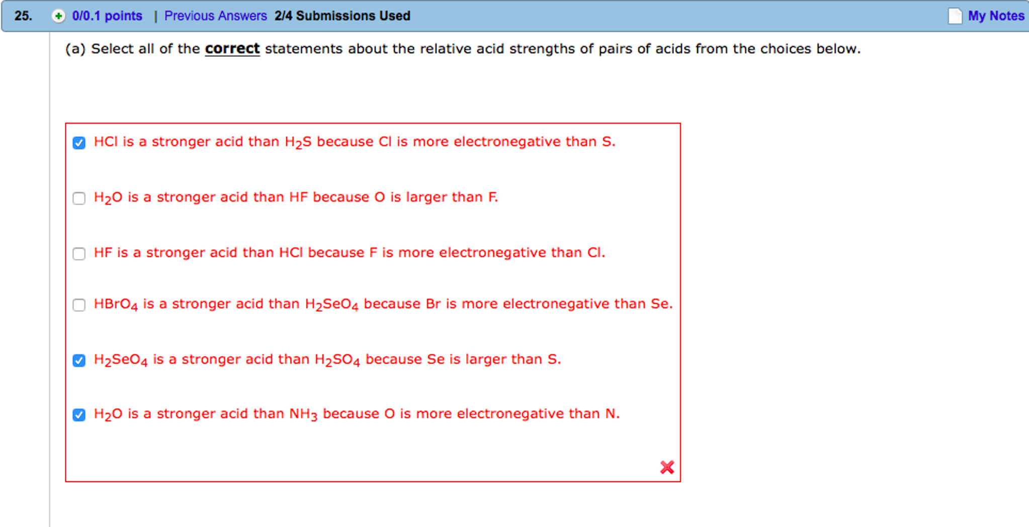 Solved Select All Of The Correct Statements About The | Chegg.com