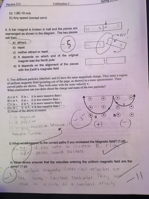 Solved A bar is broken in half and the pieces are