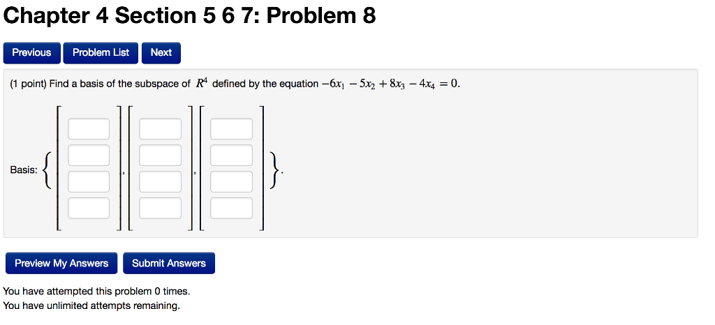 Solved Chapter 4 Section 5 6 7 Problem 8 Previous Problem