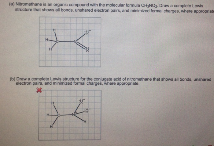 Ch3no2 Lewis Structure With Formal Charge