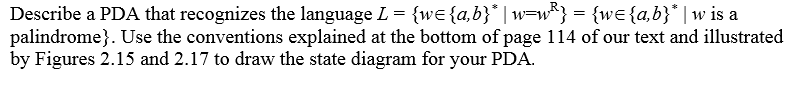 Pda Digram Solved Describe a PDA that recognizes the language L = {w | Chegg.com
