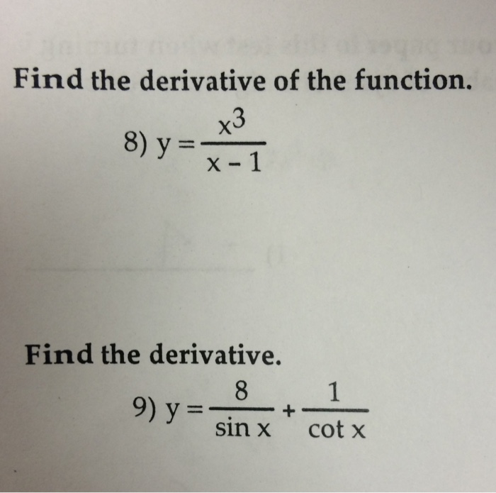 find the derivative of the function y x sin 1 x