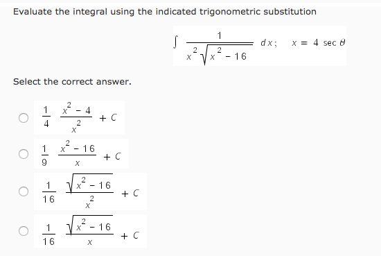 solved-evaluate-the-integral-using-the-indicated-chegg