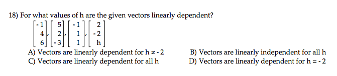 Solved This is Linear Algebra question Answer is 