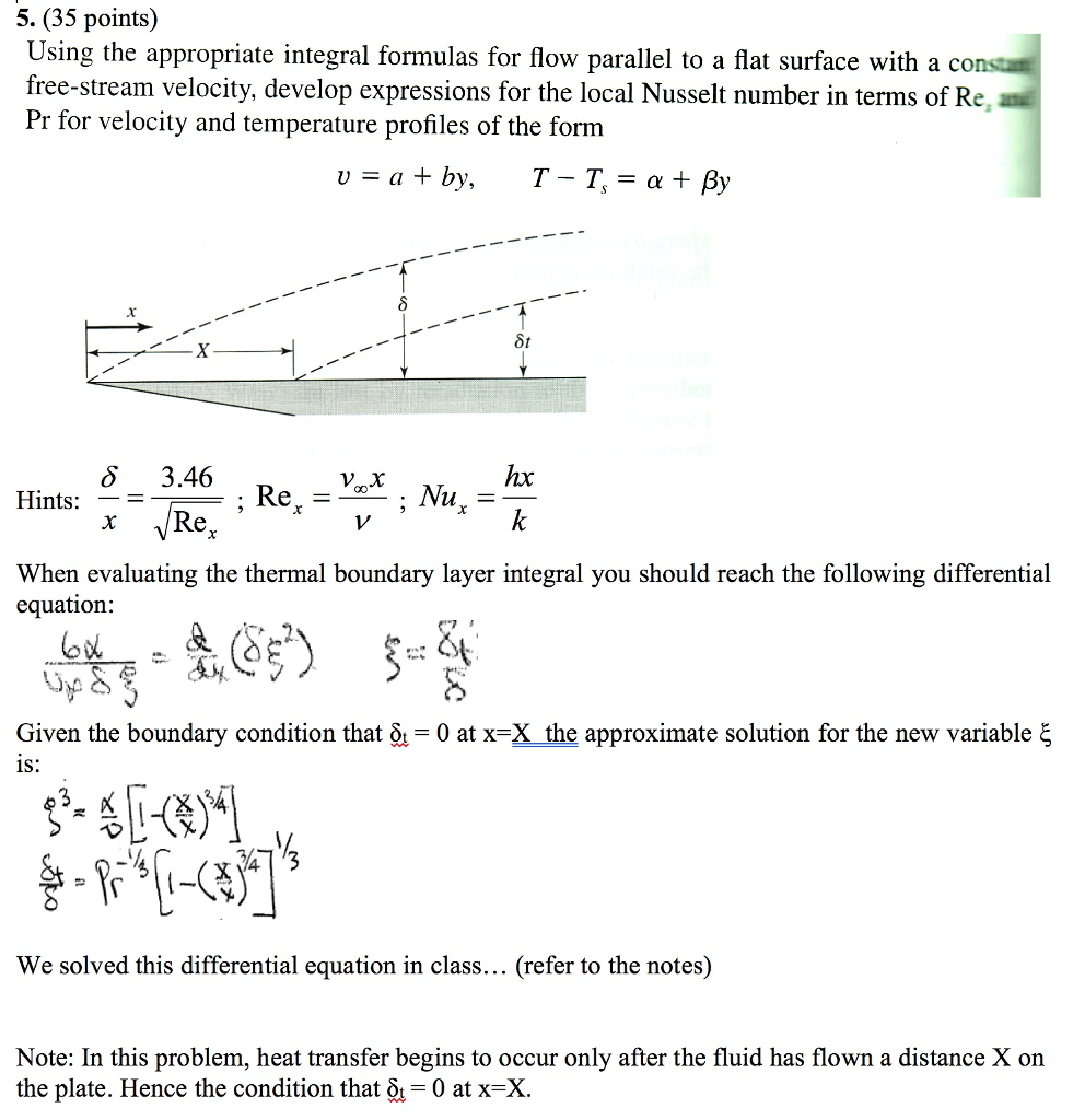 Using the appropriate integral formulas for flow | Chegg.com