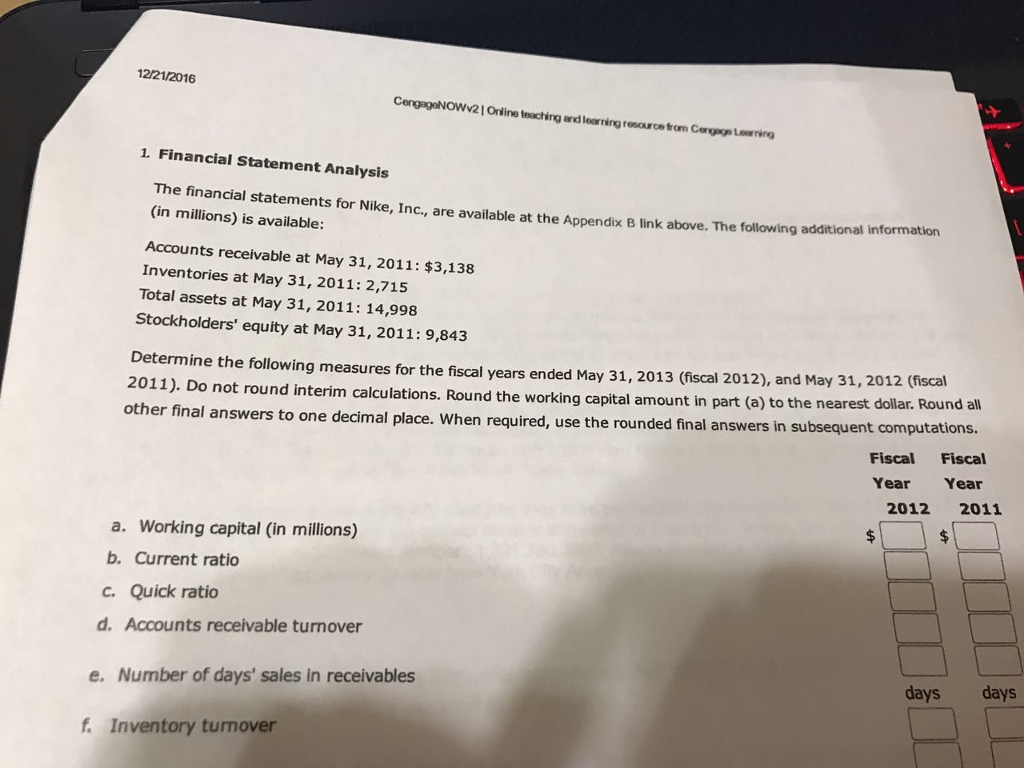 Solved ACCT 20 Case 1 Financial Analysis: Part 1 Research | Chegg.com