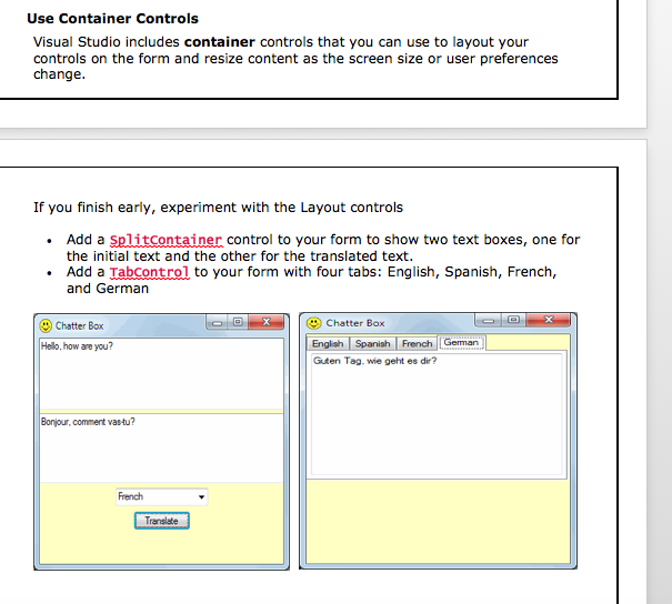 Add GUI Controls to a Windows Form Chatter Box | | Chegg.com