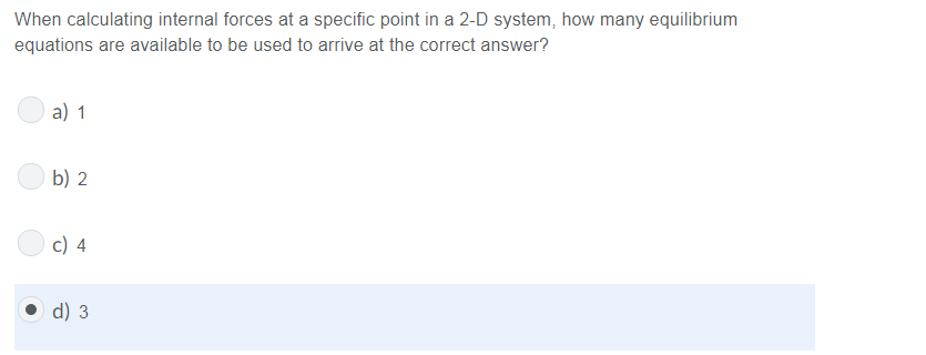 Solved Which of the equilibrium equations can be used to | Chegg.com