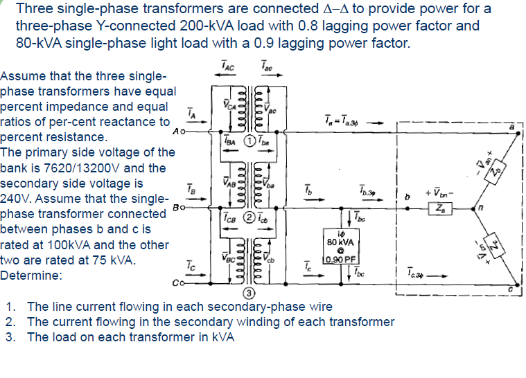 solved-three-single-phase-transformers-are-conne-solutioninn