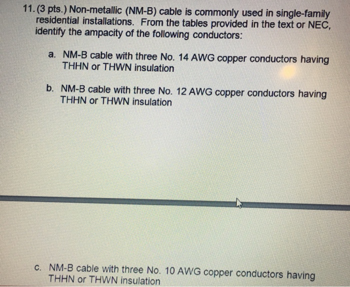 What Does Nm-b Wire Mean