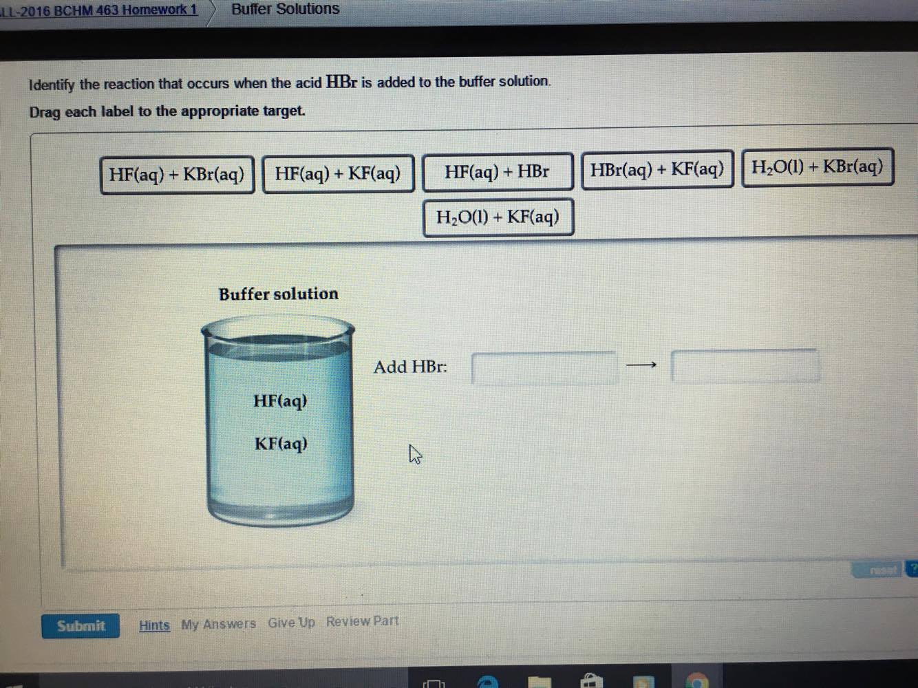 Solved When an acid or a base is added to a buffer, | Chegg.com