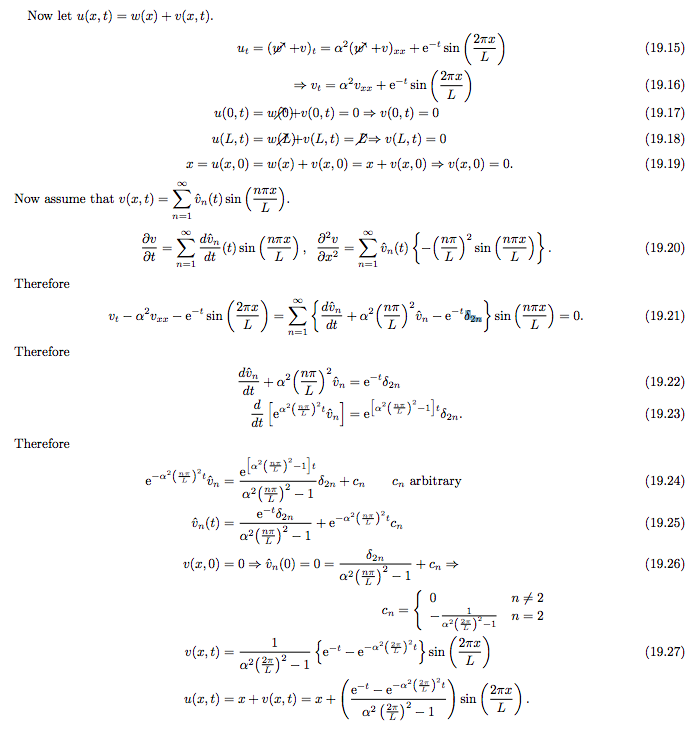 Solved 19.2 Distributed time-dependent heat sources/sinks - | Chegg.com