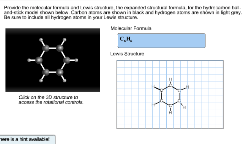 Solved Provide the molecular formula and Lewis structure, | Chegg.com