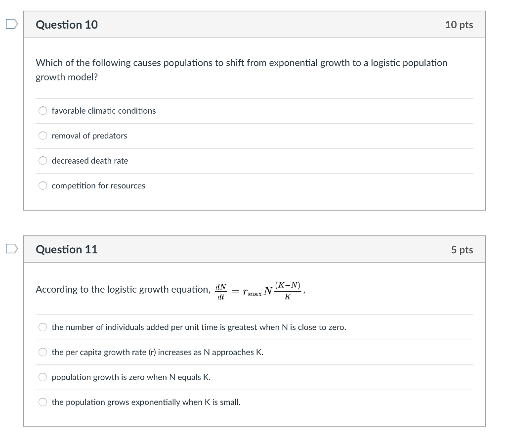 Solved D Question 10 10 pts Which of the following causes | Chegg.com