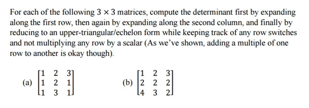 solved-for-each-of-the-following-3-times-3-matrices-compute-chegg