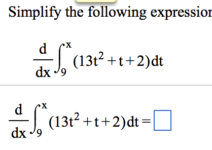 Solved Simplify the following expression. Use the | Chegg.com