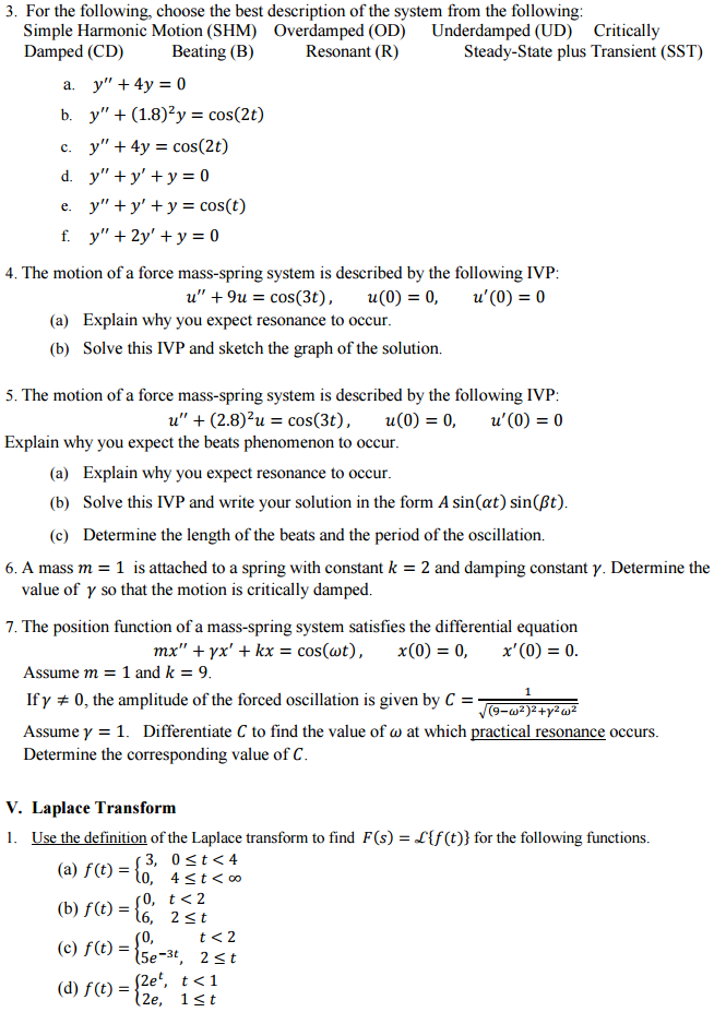 Solved Please help with this study guid i have for a test. I | Chegg.com