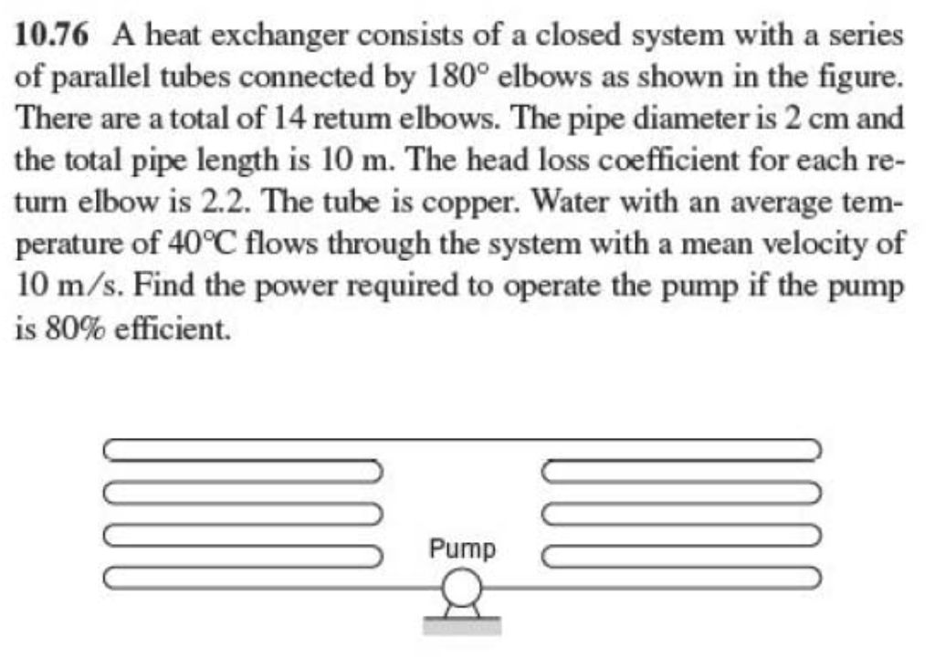 Solved A Heat Exchanger Consists Of A Closed System With A | Chegg.com