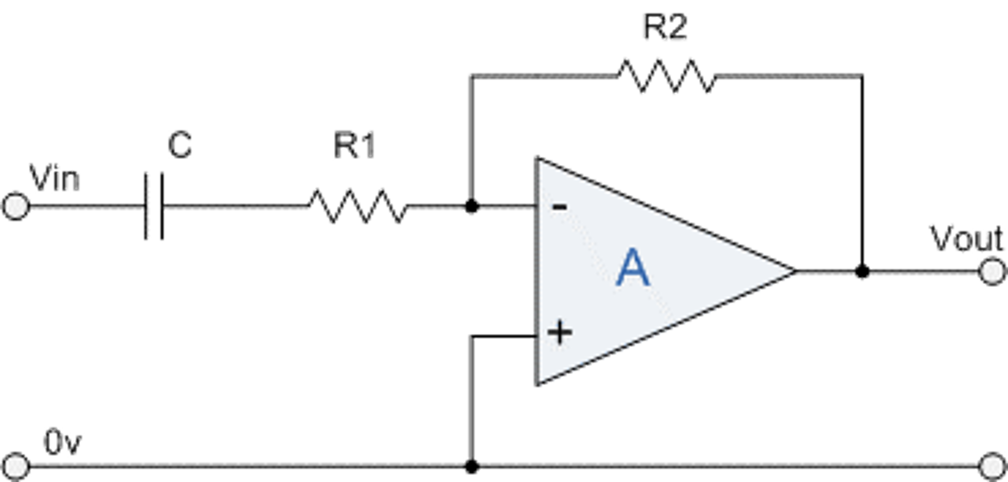 Using the low and high pass filter circuits shown