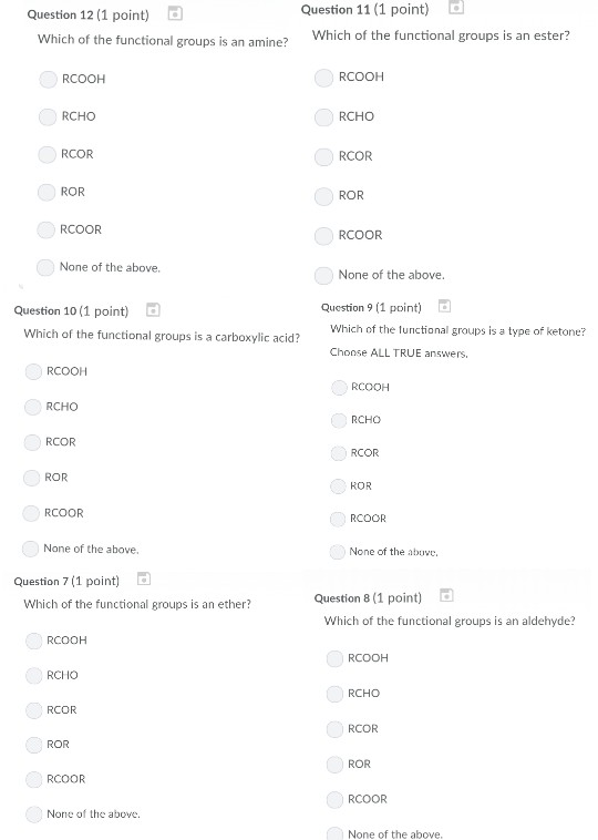 Solved Question 12 (1 point) d Question 11 (1 point) Which | Chegg.com